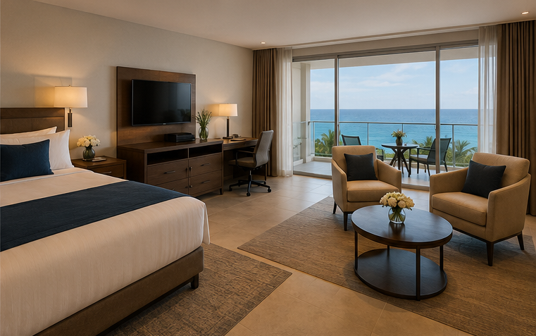 Habitación del Hotel Las Gaviotas