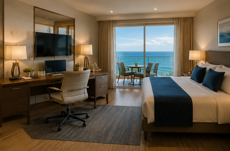 Habitación del Hotel Las Gaviotas